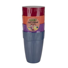 Addis Plastic Tumblers 350ml - 4 Piece